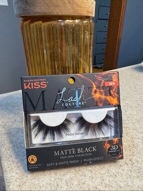 KISS Matte Black Dramatic 3D Faux Mink Lashes